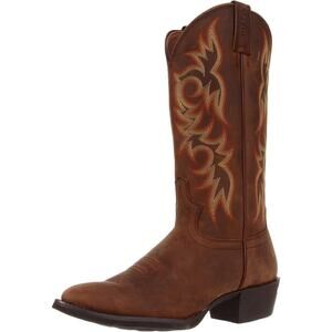 Justin Stampede Western Western Boot Brown style 2551 size 13 D